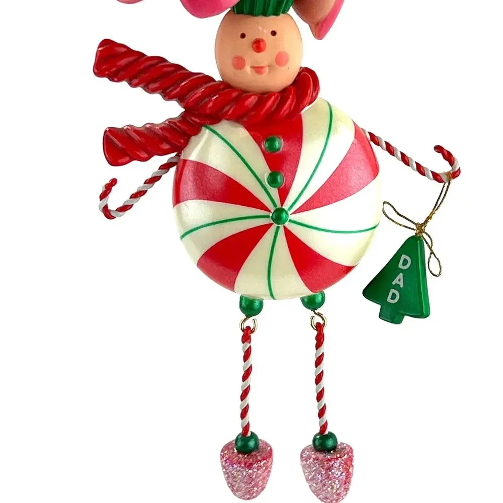 Hallmark Keepsake Ornaments Candy Mom Candy Dad 2008 Boxed Two Ornaments
